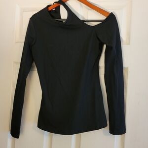 Susan Monaco Black Long Sleeve Women's Top Size Xtra Small